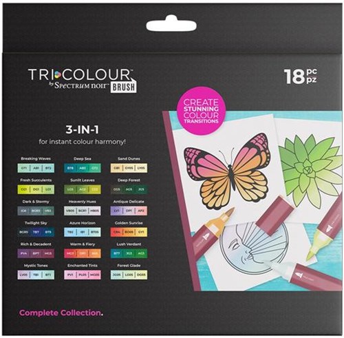 Complete Collection, Spectrum Noir TriColour Brush.