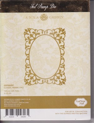 Classic Frame, Couture Creations Anna Griffin Foil Stamp Die*