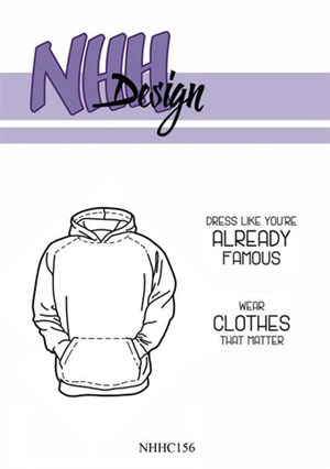 Sweatshirt, tekster, klar stempel, dies, nhh-design.*