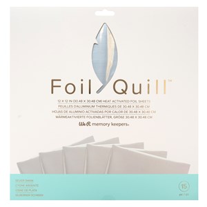 Silver foil sheets fra memory keepers*